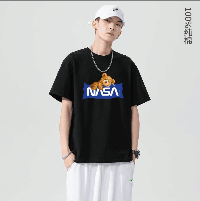 Short Sleeve T-shirt Men's Summer Ins Fashion Brand Loose All-Match Half Sleeve Chinese Style Large Size Cotton Men's Body