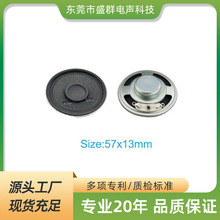 生产厂家直销 57mm全纸内磁喇叭8Ω 0.5W 全频语音玩具扬声器