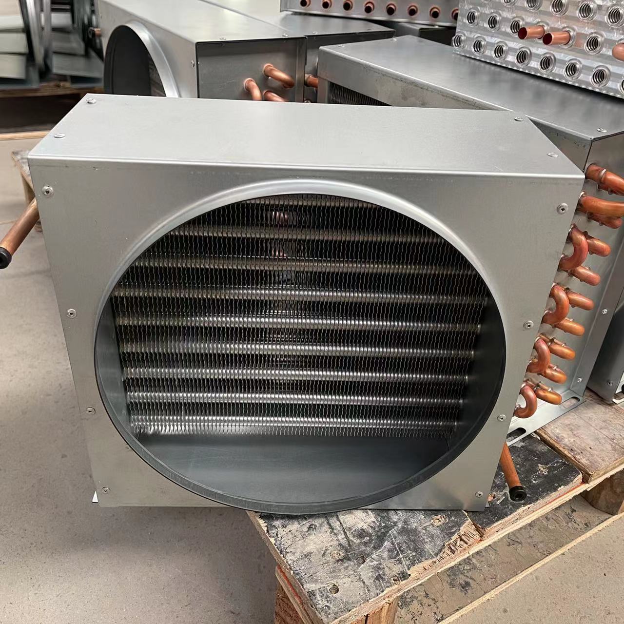 52铜管冷凝器展示柜药品柜用风冷铝翅片