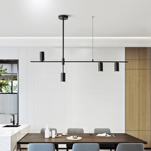 意式极简吊灯现代简约创意办公室吧台餐桌北欧设计师全铜餐厅灯具