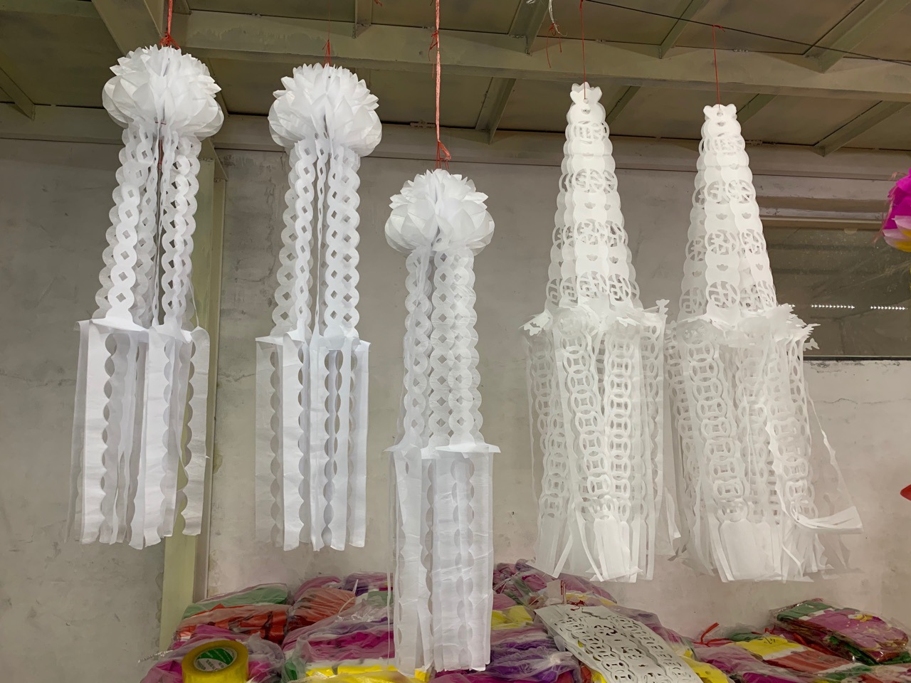 厂家新款坟飘白色90公分钱飘清明祭祀用品纸钱-阿里巴巴