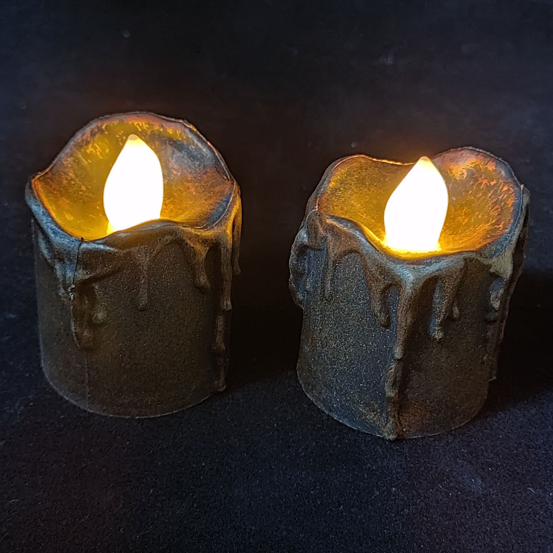 新款复古led电子蜡烛 创意流泪滴蜡蜡烛灯 工艺生日蜡烛节日用品