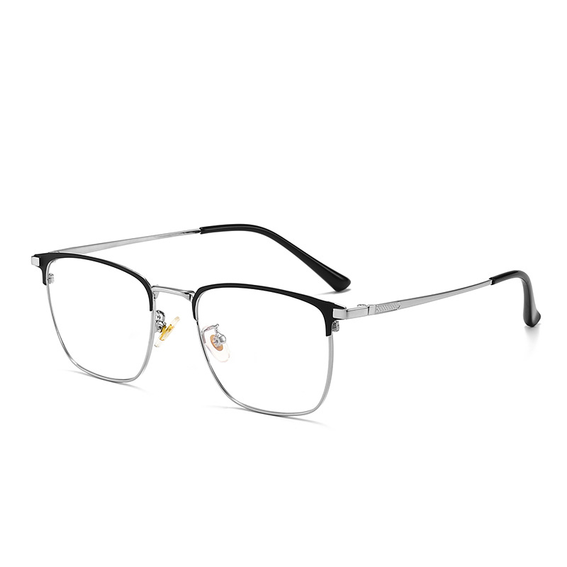 方形眼镜架男商务眼镜框男士钛合金平光镜新款眼镜框男士运动款平光镜
