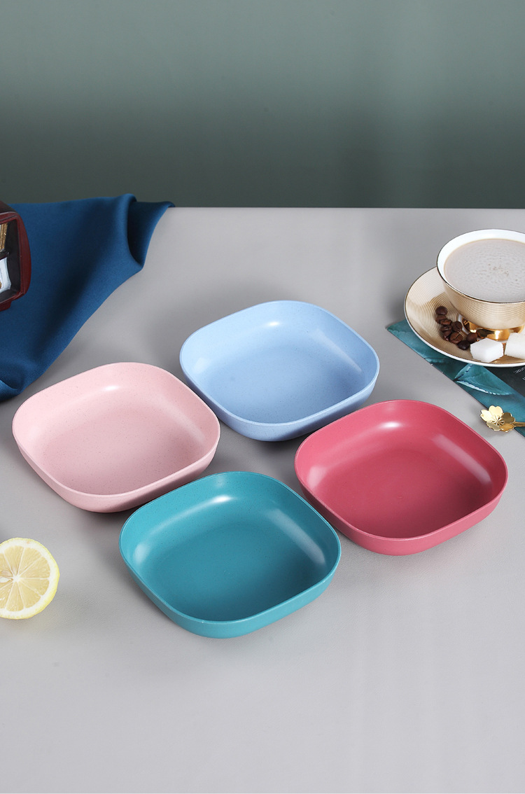 骨碟家用骨头碟吐骨碟餐桌小吃盘塑料桌面垃圾盘吐骨头盘碟子骨盘