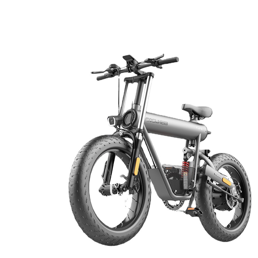 coswheel 500w锂电池越野电动自行车助力代步车沙滩山地车摩托车