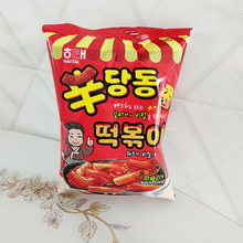 海太辣炒年糕条韩国进口零食微辣膨化食品打糕条110g休闲小食品