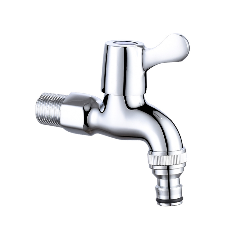 t9j5铜洗衣机专用水龙头全自动带锁户外防冻花园加长单冷洗车浇花