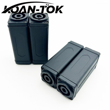 四芯专业音响线母对母直通头nl4fc航空插头音响连接线功放喇叭线