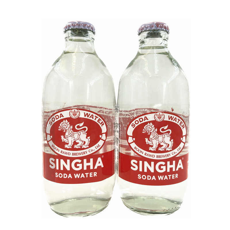 泰国进口苏打水 singha伟狮苏打水碱性气泡水325ml  diy调配饮料