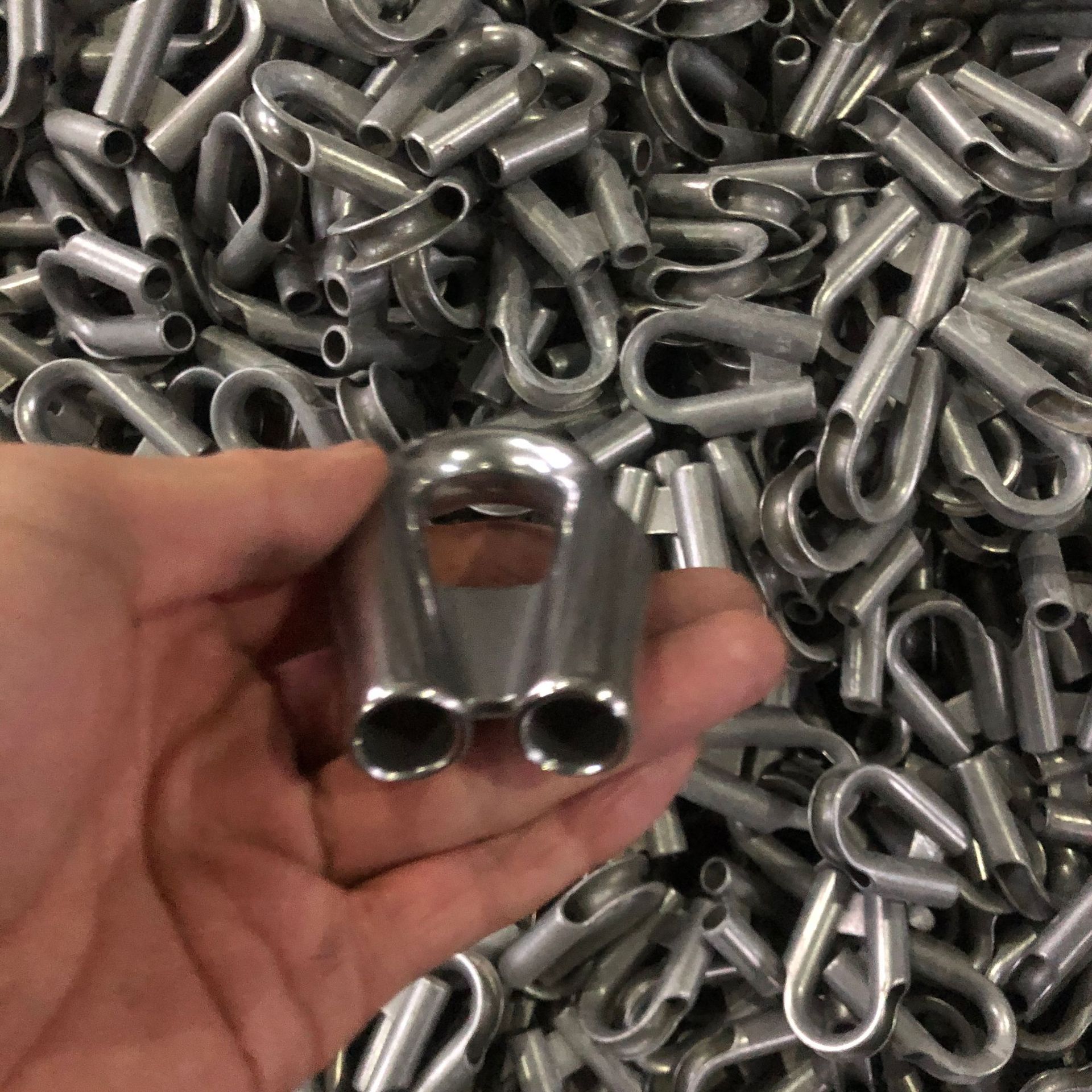 不锈钢管式套环 铸造带档钢丝绳保护套 跨境出口绳索顶针-阿里巴巴