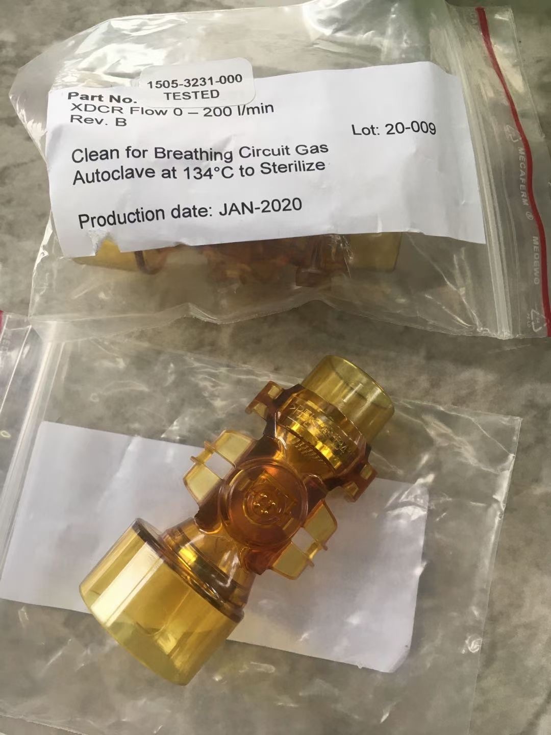 ge欧美达呼吸机 呼吸流量传感器 成人/儿童使用