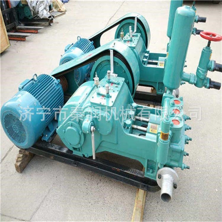 bw160泥浆泵 注浆灌浆砂浆注浆机 卧式三缸活塞注浆泵 250泥浆泵