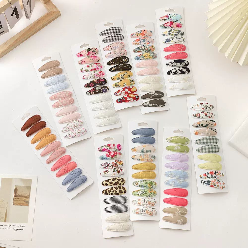 欧美新款水滴bb夹发夹儿童刘海夹少女春季发卡侧边夹发饰头饰3454