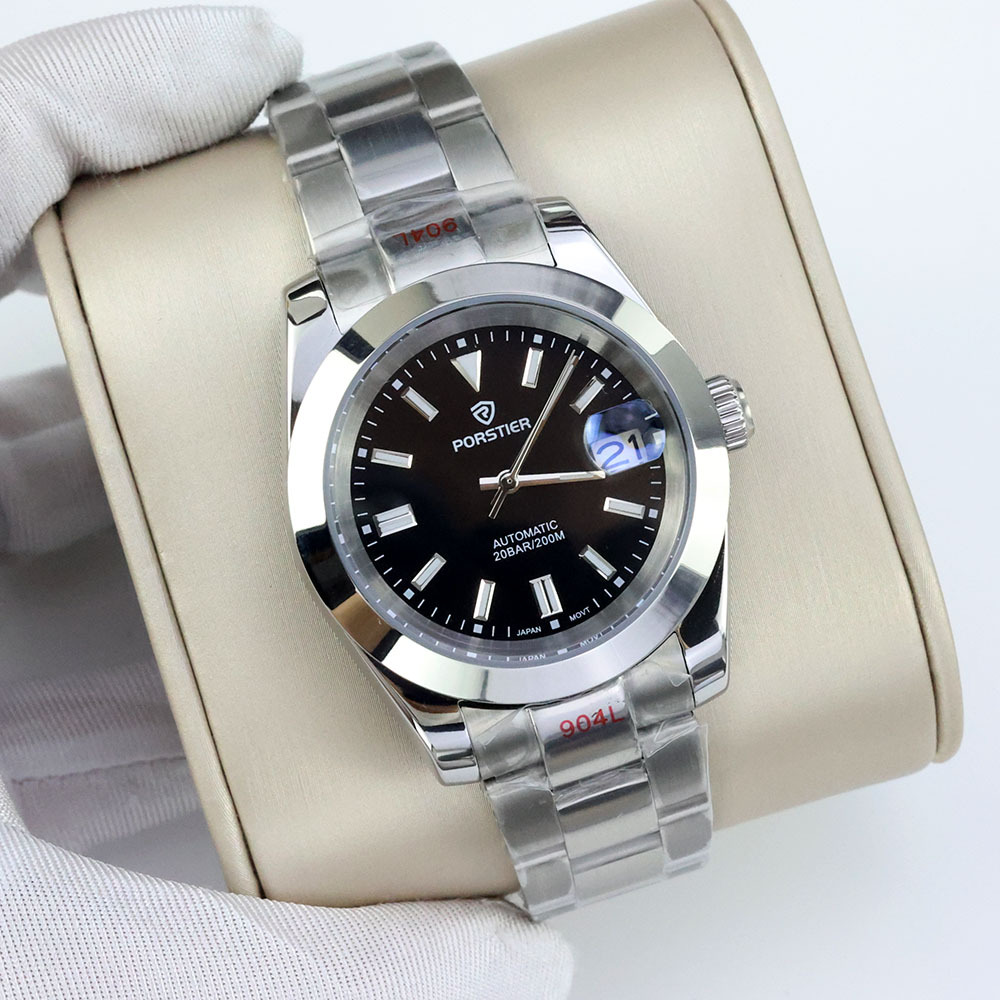 外贸蚝式恒动男精钢表带进口日本精工全自动机械表男士手表批发