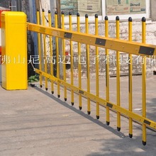单层栏栅遥控道闸 厂矿大门自动双杆路闸批发 栅栏杆长1-6米可选