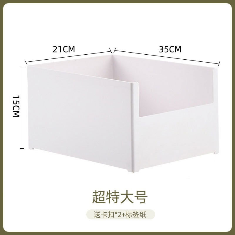 Kitchen Storage Box Desktop Cabinet Right Angle Finishing Box Multifunctional Plastic Divider Box Cosmetic Storage Storage Box