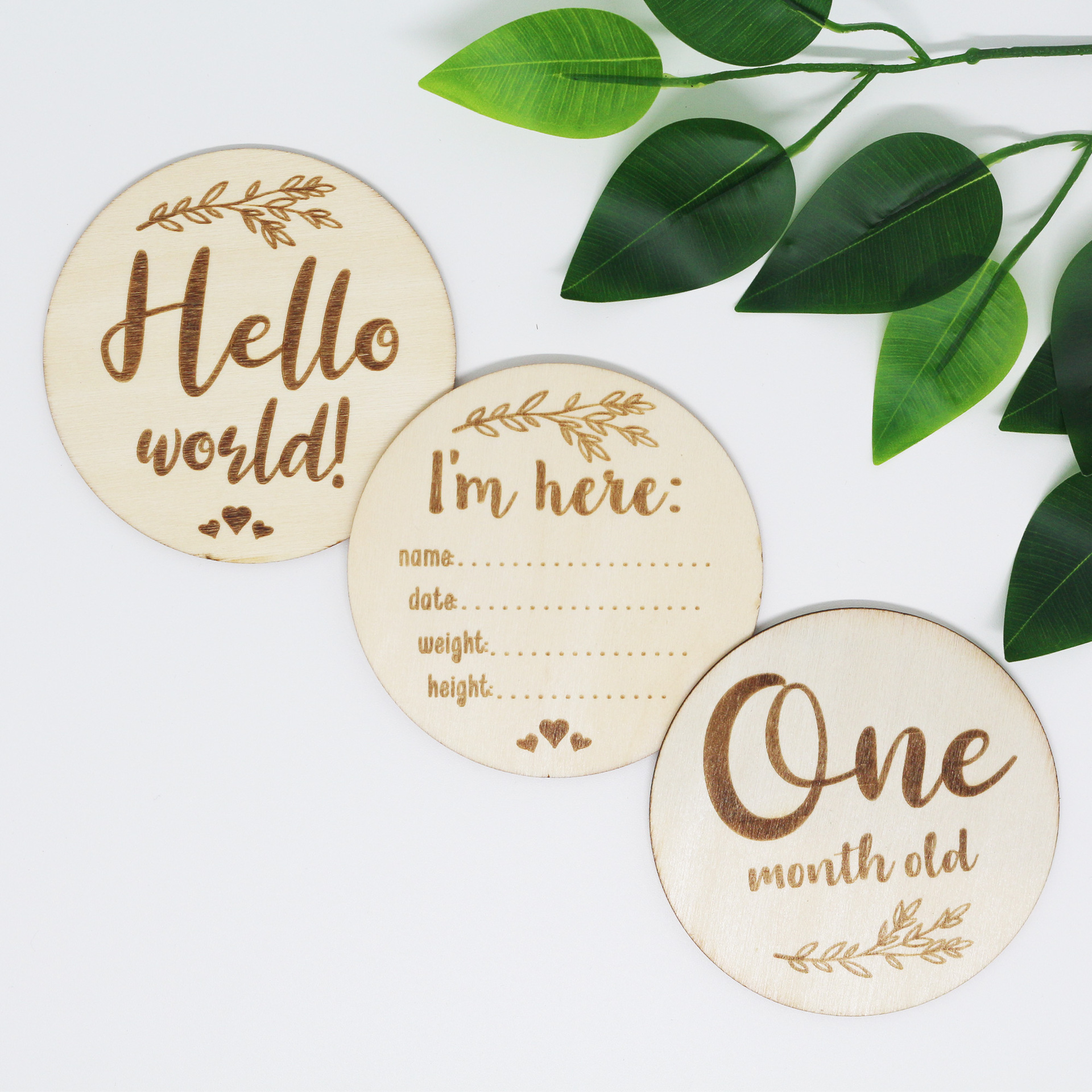 月份贴纸卡片跨境亚马逊外贸新生婴儿童里程碑毯拍照月份毯孕妇