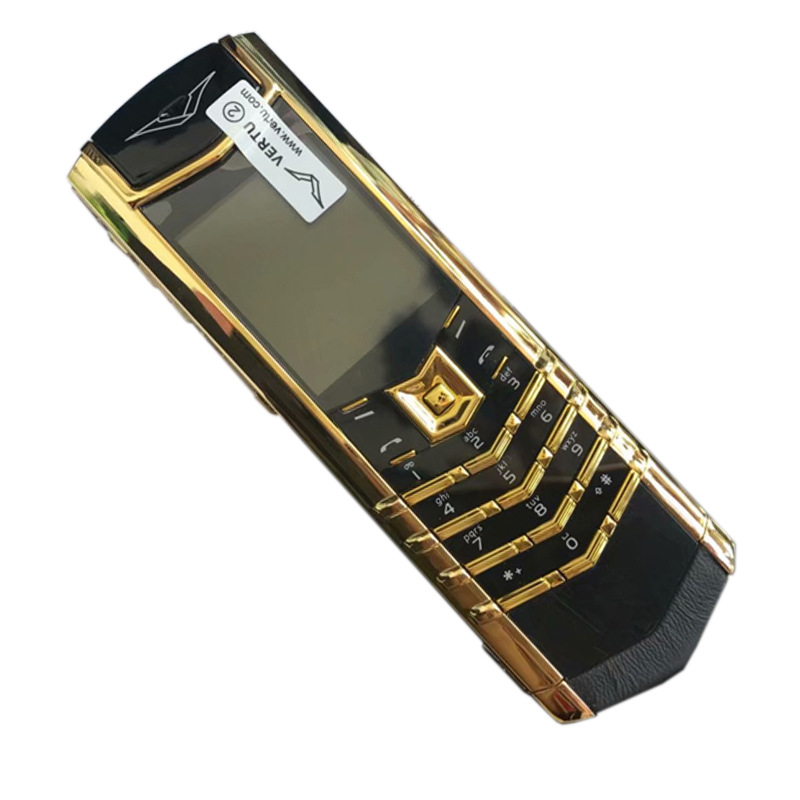 跨境vertu威图手机k8 奢华直板个性功能机按键老年人手机外贸