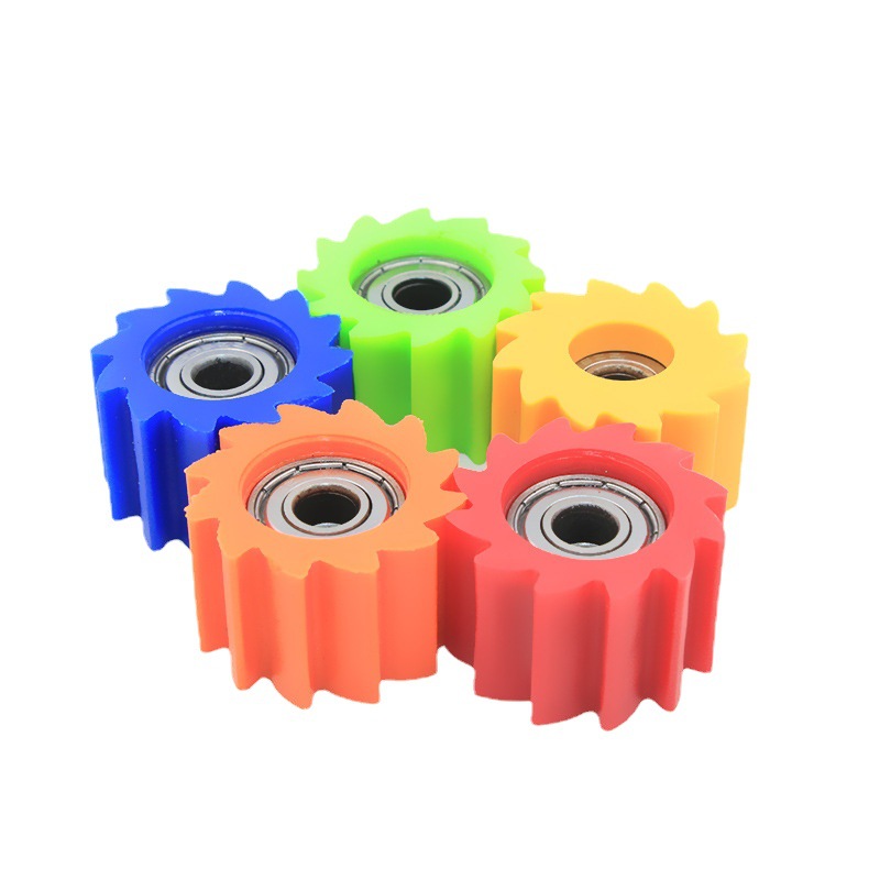 厂家直销越野摩托车改装配件导链轮涨紧轮链条导向轮8mm10mm