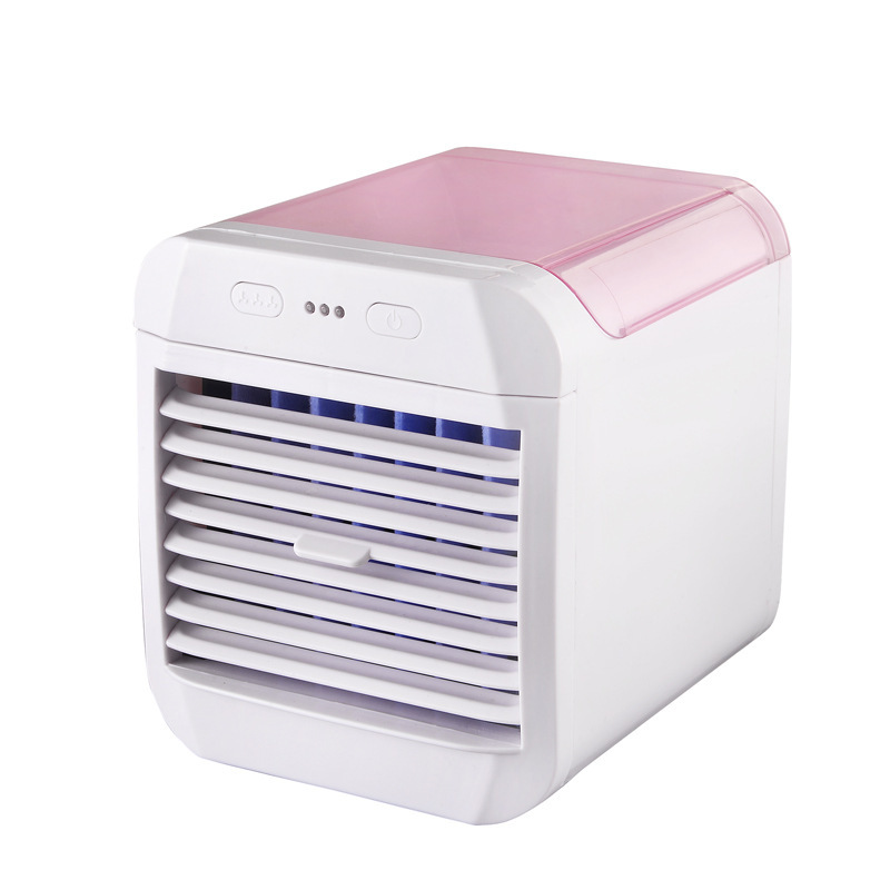 New Mini Air Cooler Household Desk Refrigeration Small Air Conditioner Mobile Humidification Water Cooling Fan Desktop Electric Fan
