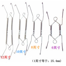 专利产品 挂钩 现货6寸 8寸 10寸 12寸 W形上墙挂盘子拉力弹簧钩