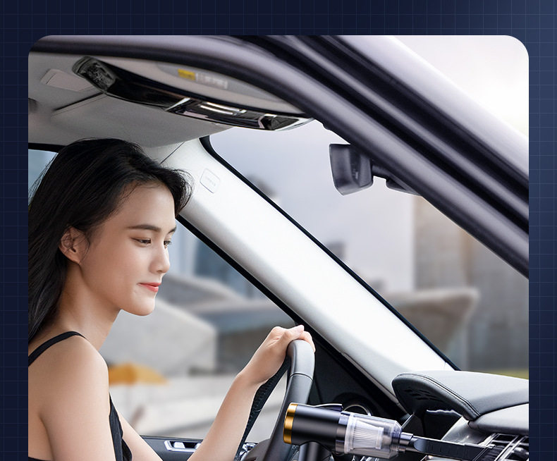 锐塔克120w大功率手持便携式车家两用可充电无线干湿车载吸尘器