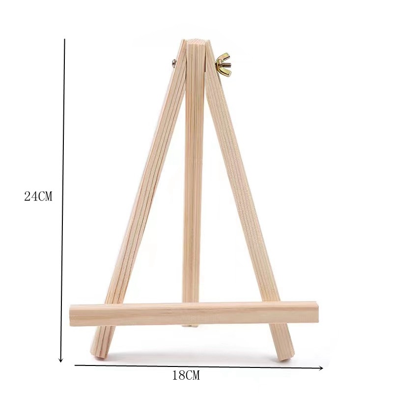 折叠画架木质桌面台式迷你儿童画架美术素描数字油画三角支架