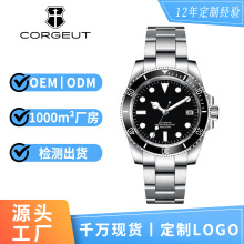 手表批发绿水鬼手表女生机械表男士高级感全自动机械表多功能手表