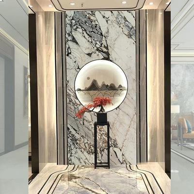 天然大理石玄关背景墙