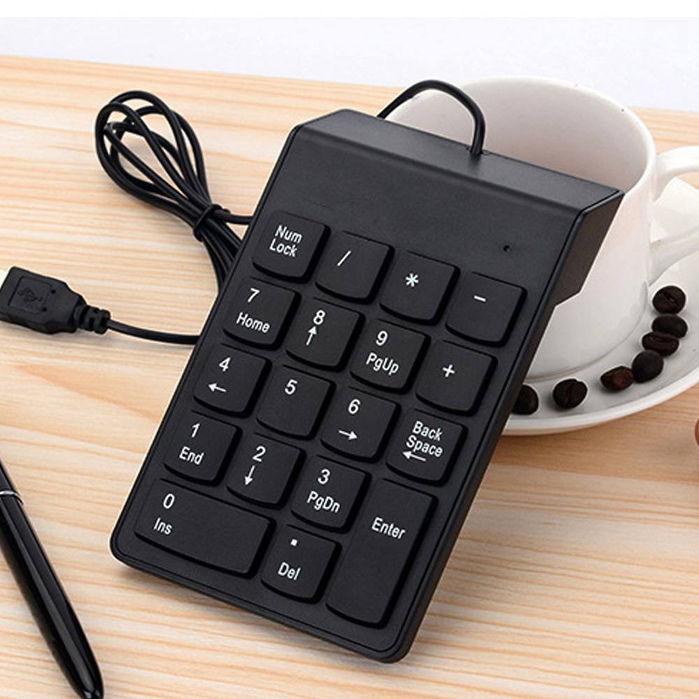 数字键盘有线台式键盘笔记本电脑键盘有线迷你数字小键盘