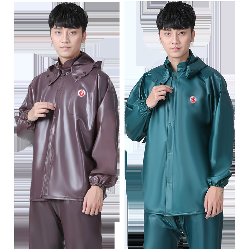 btv4台湾大渔牌渔友牌雨衣水衣雨裤套装男女通用摩托车电动车雨衣