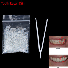 1 Bag False Teeth Solid Glue Teeth Care Tooth Repair跨境