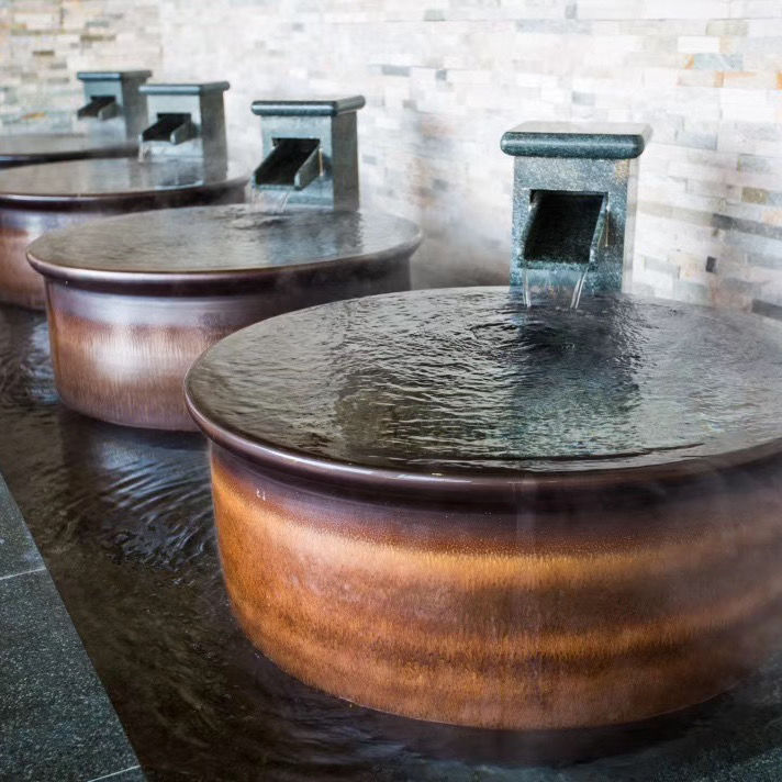 户外温泉浴缸欧式温泉浴场洗浴大缸汤浴陶瓷泡澡情侣桑拿水池