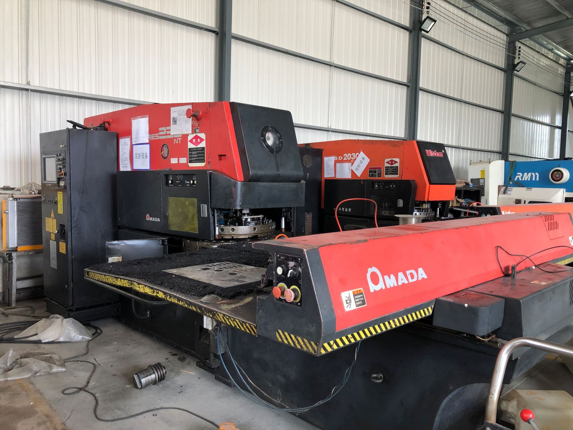 出售转让_精品二手日本天田amada数控转塔冲床,数控冲床廊坊静德