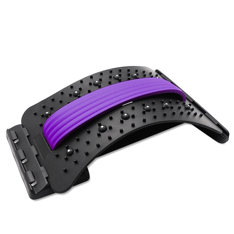 居家日常可调节拉伸腰椎板加磁石针灸按摩靠背板拉筋矫正全身放松