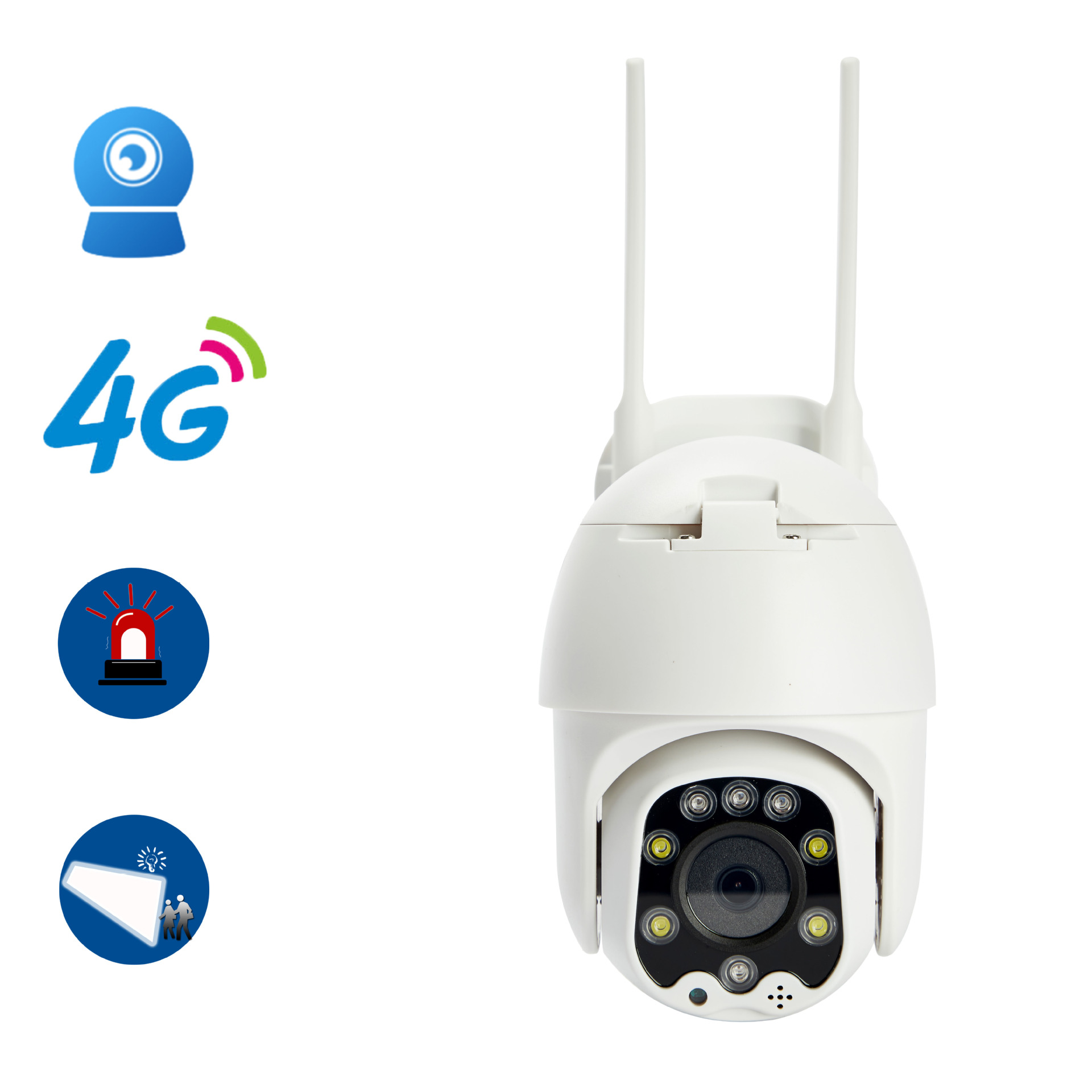 camhi pro 3g 4g摄像头200万像素无线网络球机360°双光夜视语音