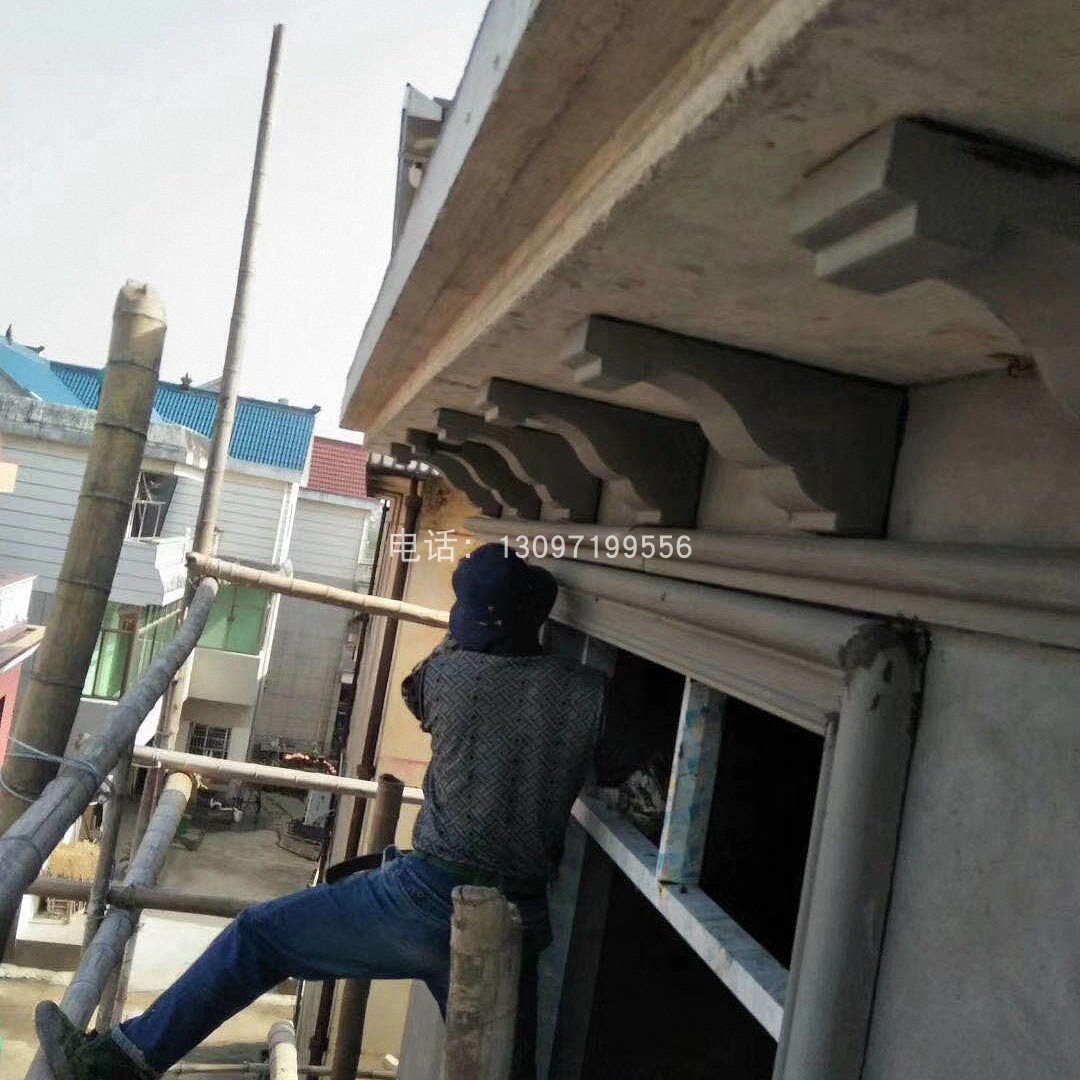 别墅门头成品eps梁托垭口泡沫拱门牛腿托梁成品欧式梁拖装饰构件