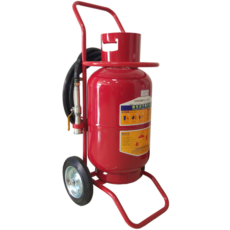 联塑(lesso)灭火器 mftz/abc20a 推车式干粉灭火器20kg 商用公