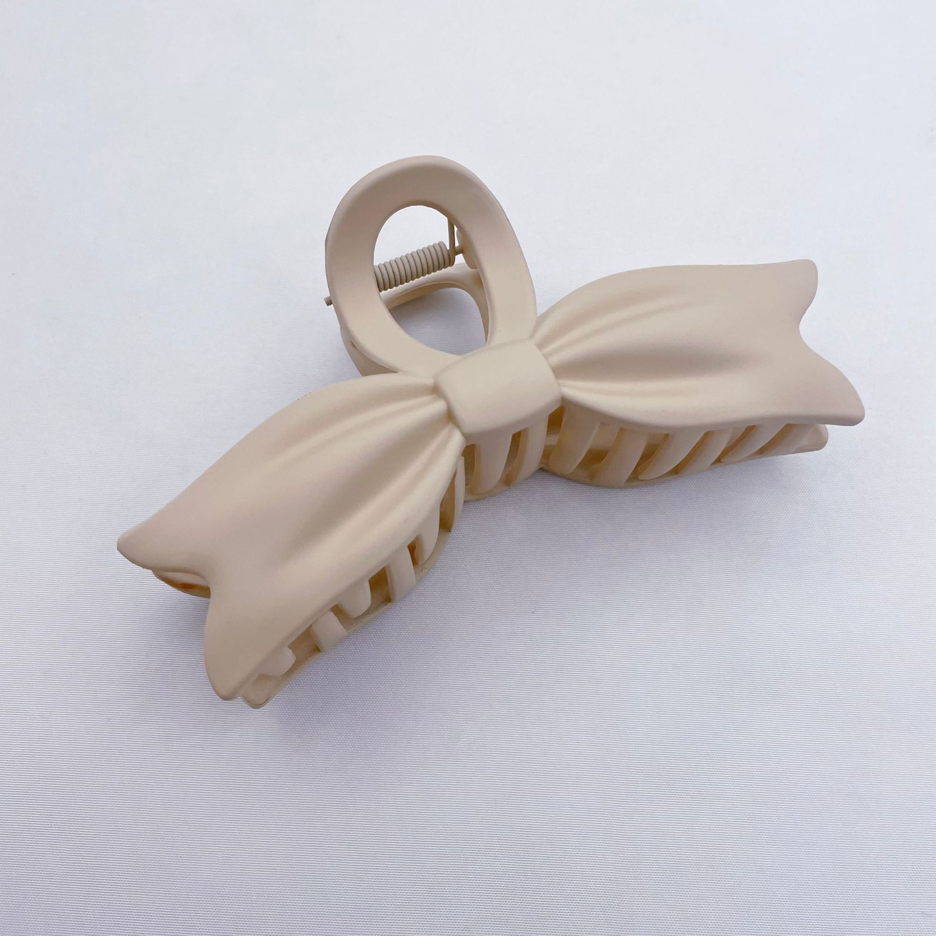 Princess on the Run Bow Clip Frosted French Bow Tie Shark Clip Hairpin Hair Accessories Headdress Wholesale