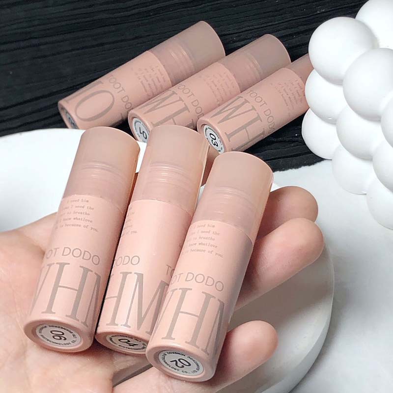 Toot Dodo Mist Velvet Lip Lacquer Not Easy to Fade Lip and Cheek Dual-Use Female Students Show White Lip Mud China-Made Makeup