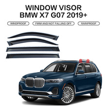 适用于宝马X7晴雨挡雨侧窗导流板BMW X7 G07 2019+ Window visor