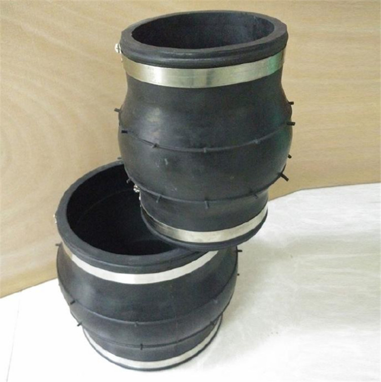 卡箍式柔性橡胶软接头 卡箍式橡胶软连接-阿里巴巴