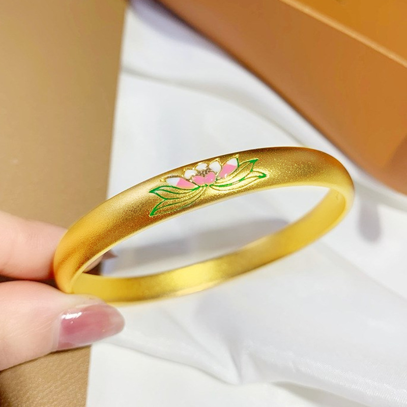 地区非洲,欧洲,南美,北美,东北亚,中东颜色彩莲手镯【内直径6厘米】