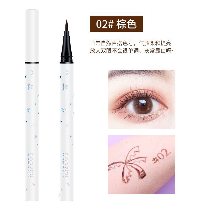 Makeup Starry Sky Star Picking Cat Eyeliner Waterproof Sweat-Proof Durable Not Easy to Makeup Cheap Niche Liquid Eyeliner Glue Pen