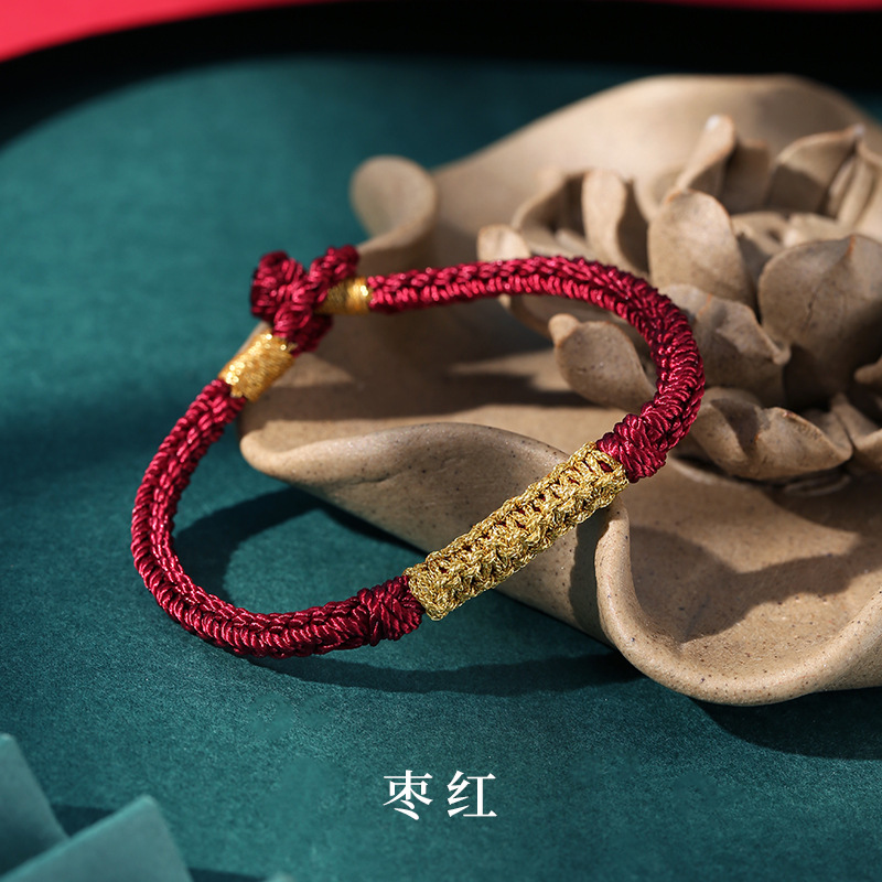 龙结新品八方结编织手绳纯手工简约女士民族风手饰故宫联名手链