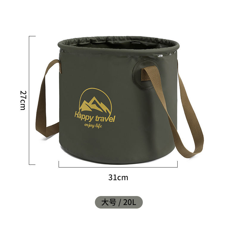 Travel Collapsible Bucket Portable Camping Picnic Fishing Bucket Live Fish Outdoor Multifunctional Foot Bath Barrel Bucket