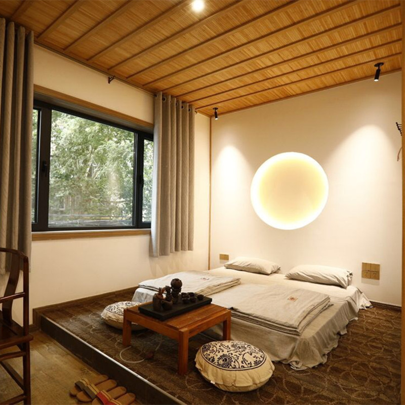 竹片无线编帘子竹席吊顶墙面装饰装修材料民宿木屋茶室新中式仿古