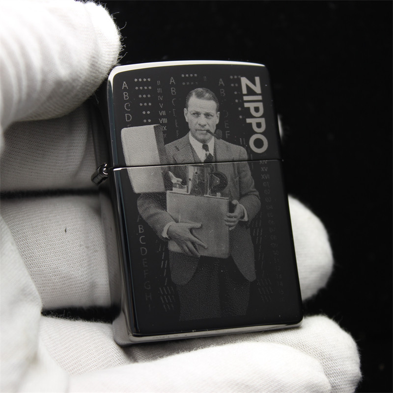 zippo打火机之宝黑冰创始人总裁2023ggb纪念版48702-阿里巴巴