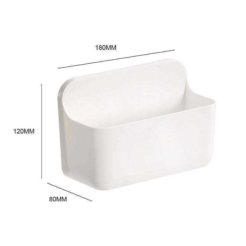 Toilet Bathroom Wall-Mounted Storage Rack Wall Kitchen Bathroom Storage Box Transparent Punch-Free Toilet