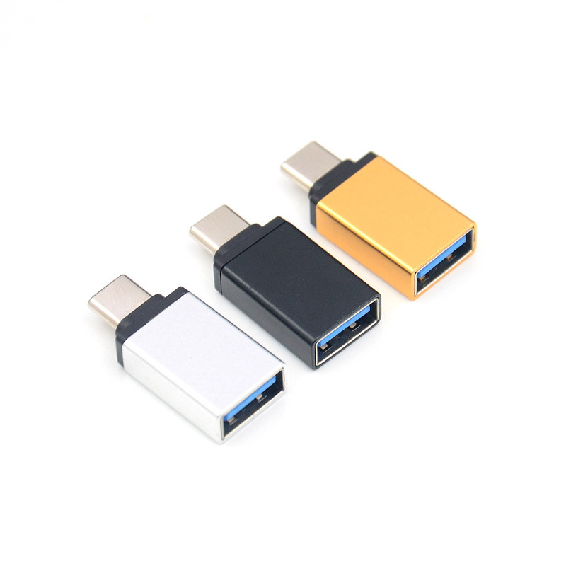 适用华为小米type-c转接头u盘转换器头otg健盘鼠标麦克风usb3.